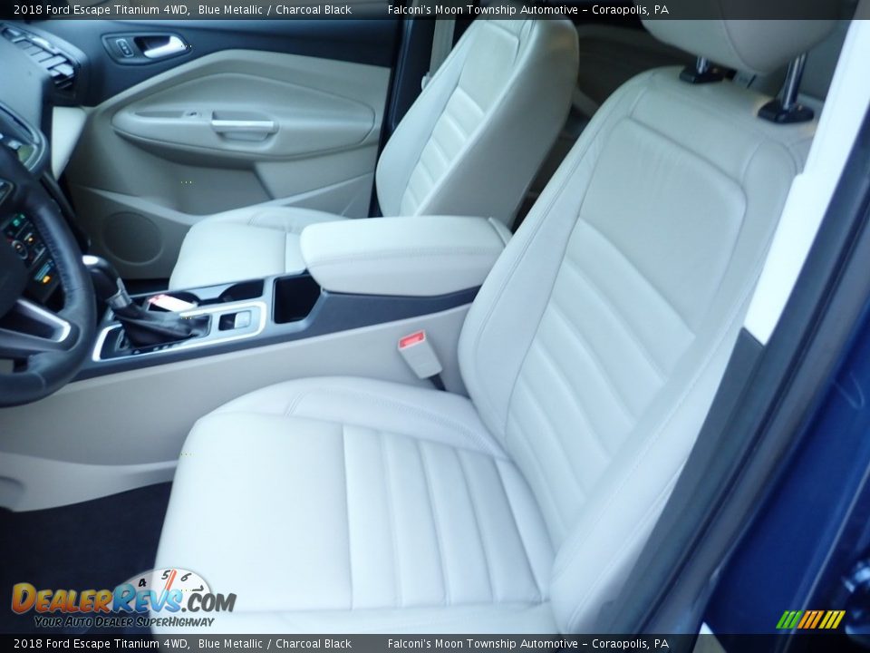 2018 Ford Escape Titanium 4WD Blue Metallic / Charcoal Black Photo #16