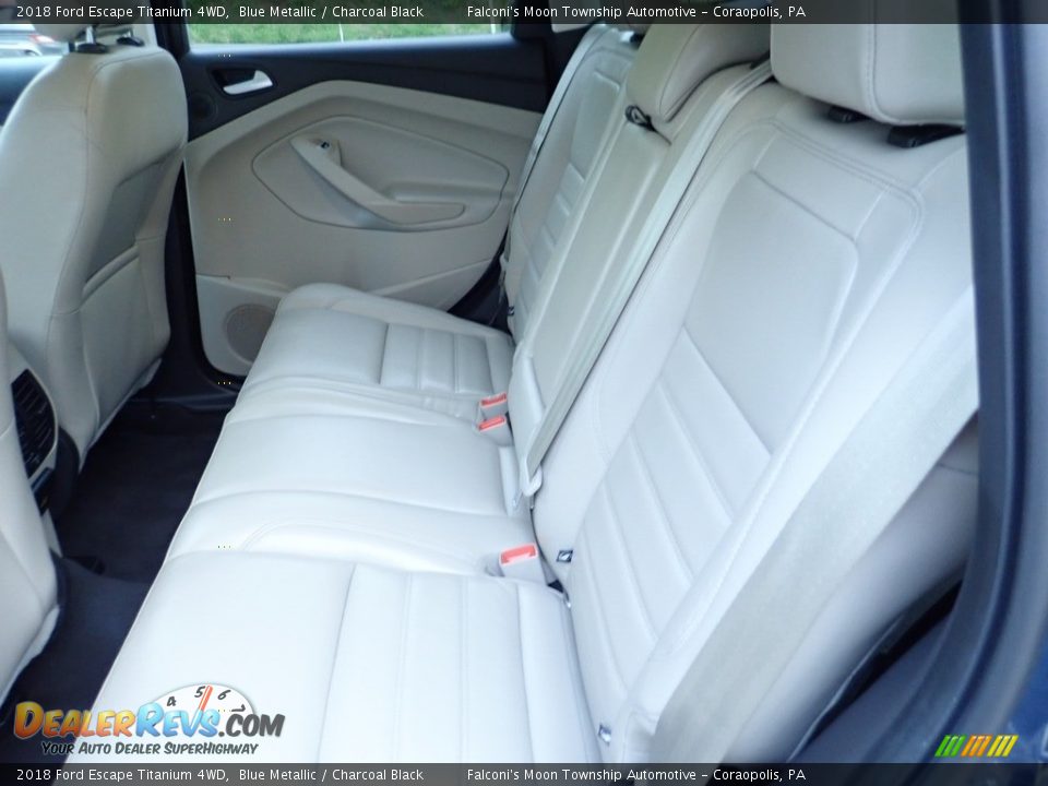2018 Ford Escape Titanium 4WD Blue Metallic / Charcoal Black Photo #17