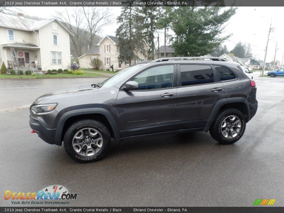 2019 Jeep Cherokee Trailhawk 4x4 Granite Crystal Metallic / Black Photo #5