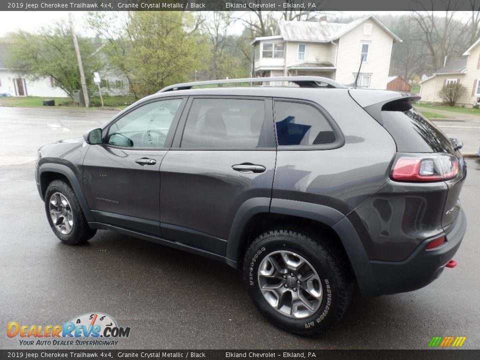2019 Jeep Cherokee Trailhawk 4x4 Granite Crystal Metallic / Black Photo #6
