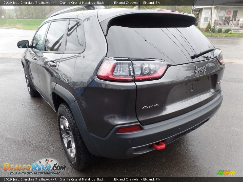 2019 Jeep Cherokee Trailhawk 4x4 Granite Crystal Metallic / Black Photo #7