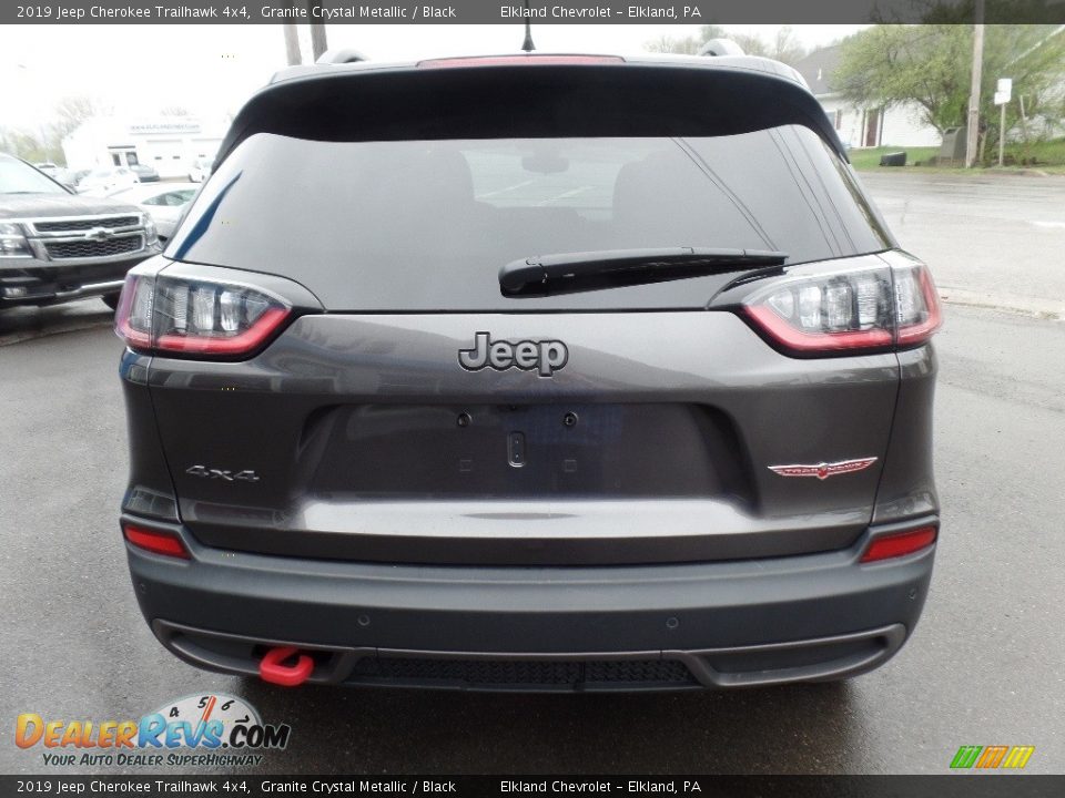 2019 Jeep Cherokee Trailhawk 4x4 Granite Crystal Metallic / Black Photo #8