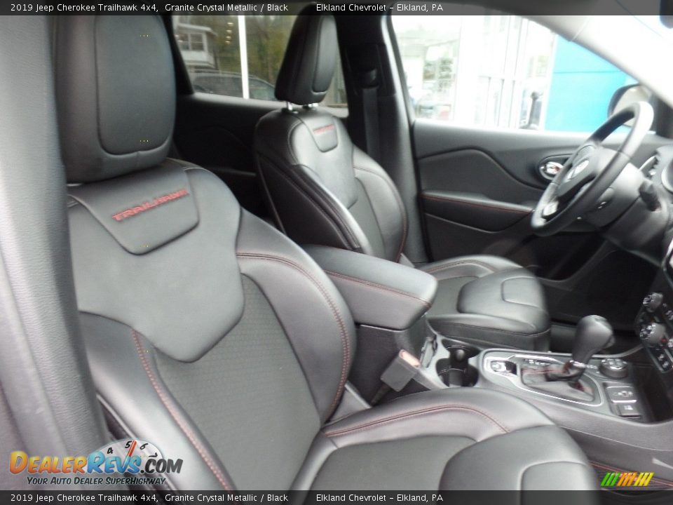 2019 Jeep Cherokee Trailhawk 4x4 Granite Crystal Metallic / Black Photo #12