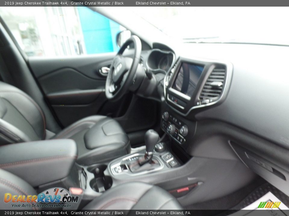 2019 Jeep Cherokee Trailhawk 4x4 Granite Crystal Metallic / Black Photo #13