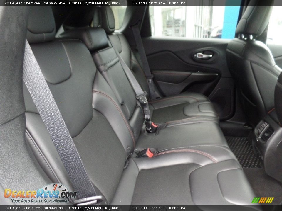2019 Jeep Cherokee Trailhawk 4x4 Granite Crystal Metallic / Black Photo #14