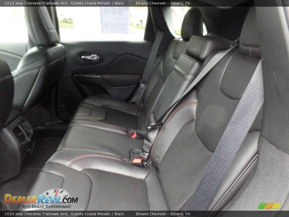 2019 Jeep Cherokee Trailhawk 4x4 Granite Crystal Metallic / Black Photo #18