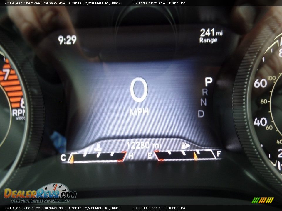 2019 Jeep Cherokee Trailhawk 4x4 Granite Crystal Metallic / Black Photo #25