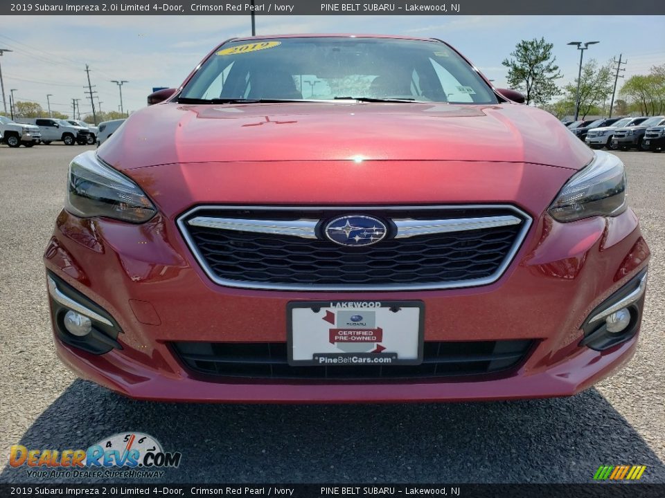 2019 Subaru Impreza 2.0i Limited 4-Door Crimson Red Pearl / Ivory Photo #2