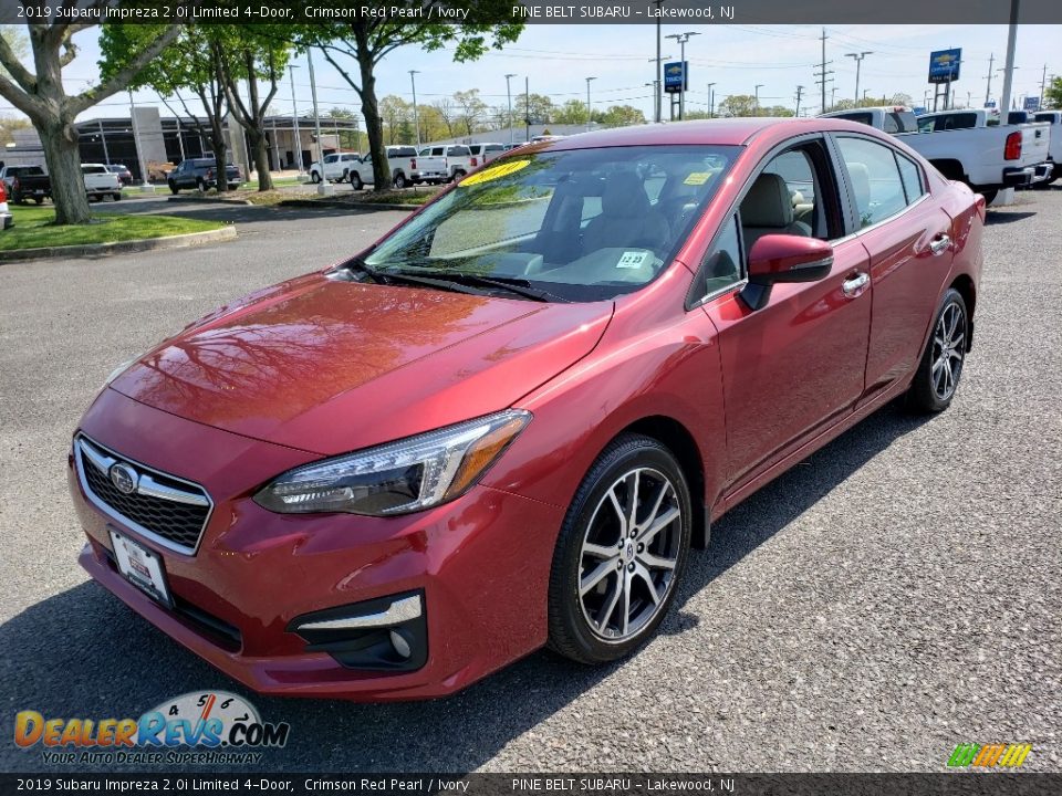 2019 Subaru Impreza 2.0i Limited 4-Door Crimson Red Pearl / Ivory Photo #3