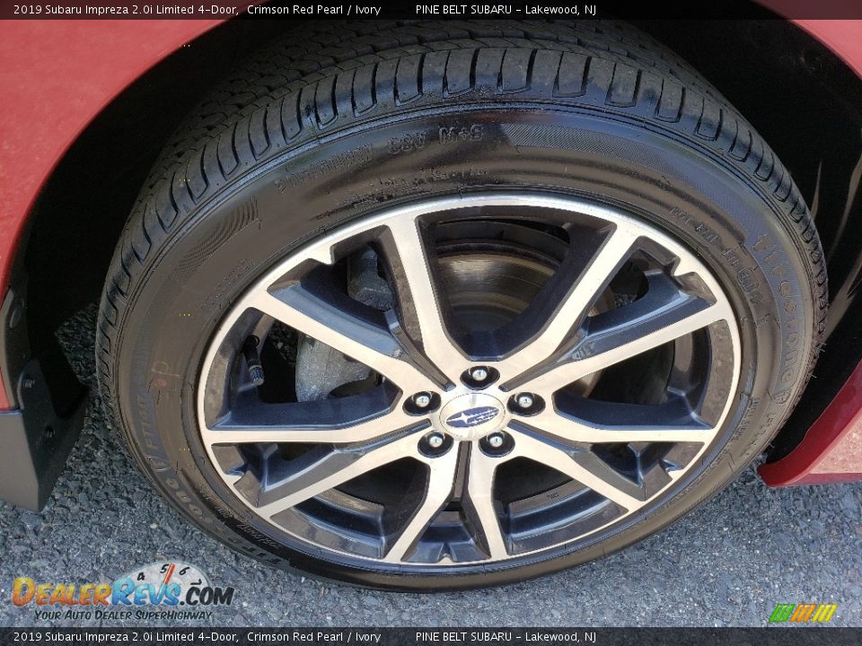 2019 Subaru Impreza 2.0i Limited 4-Door Crimson Red Pearl / Ivory Photo #9