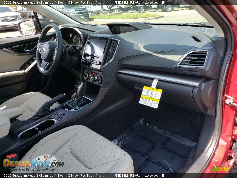 2019 Subaru Impreza 2.0i Limited 4-Door Crimson Red Pearl / Ivory Photo #10