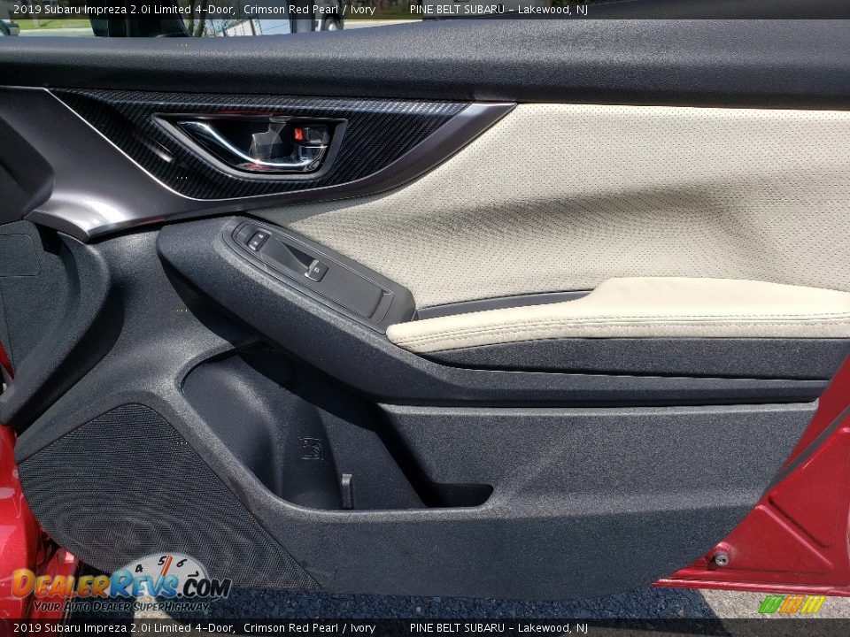 2019 Subaru Impreza 2.0i Limited 4-Door Crimson Red Pearl / Ivory Photo #11
