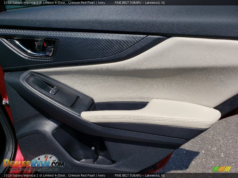 2019 Subaru Impreza 2.0i Limited 4-Door Crimson Red Pearl / Ivory Photo #16