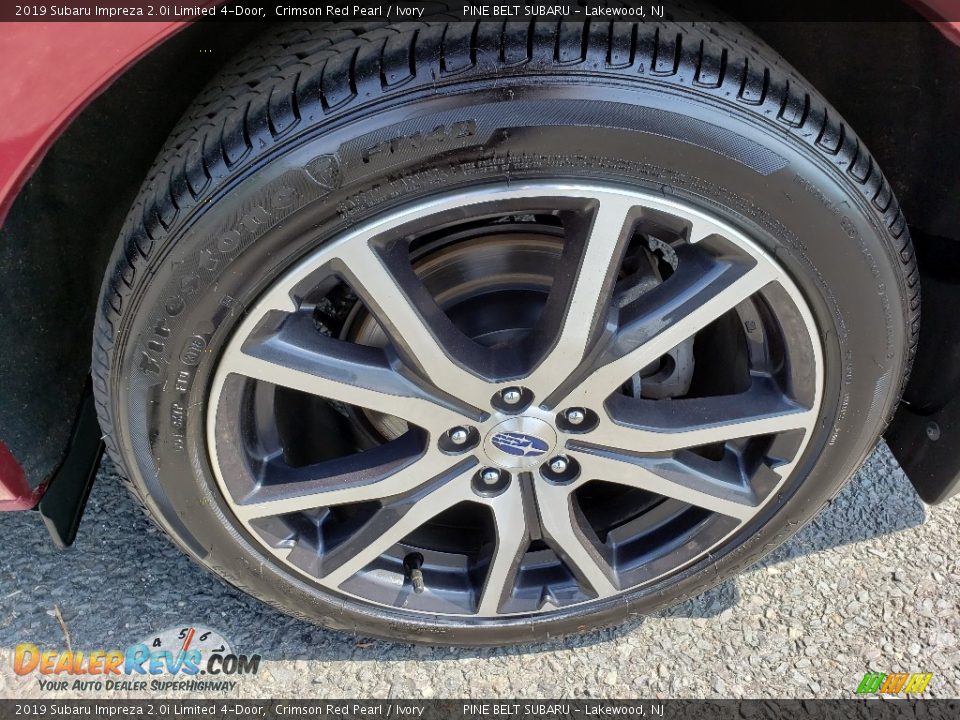 2019 Subaru Impreza 2.0i Limited 4-Door Crimson Red Pearl / Ivory Photo #20