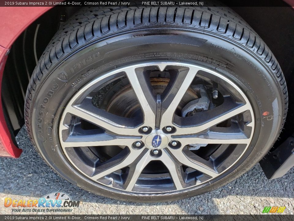 2019 Subaru Impreza 2.0i Limited 4-Door Crimson Red Pearl / Ivory Photo #24