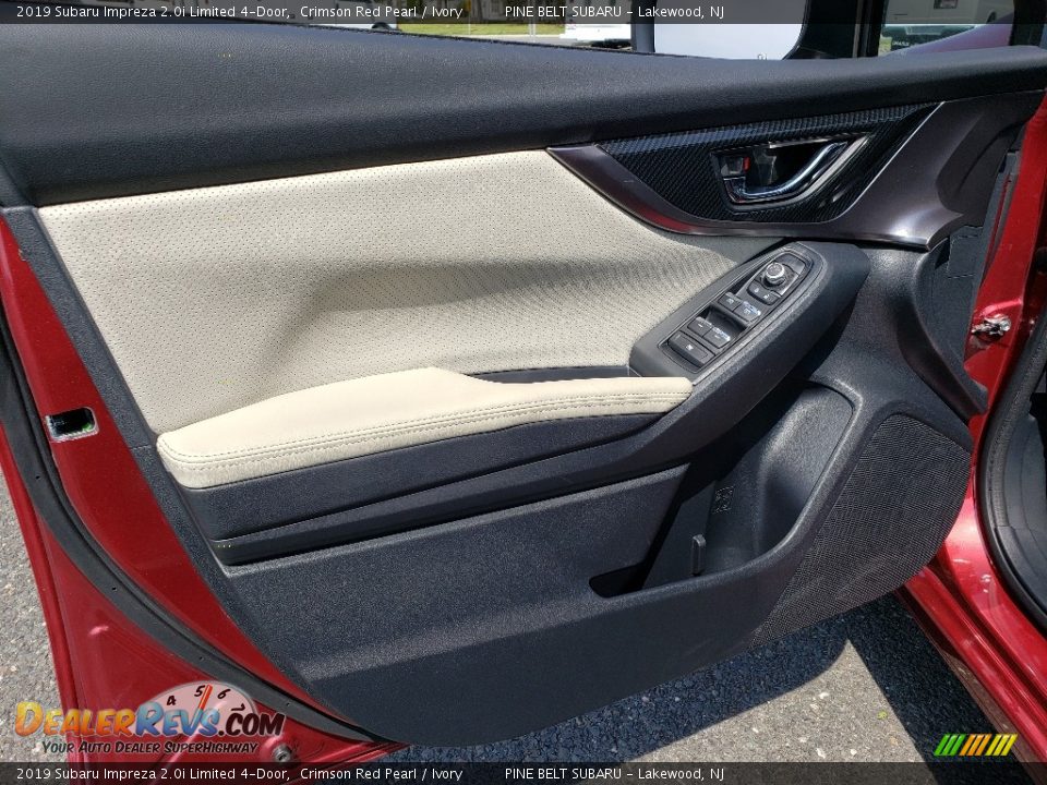 2019 Subaru Impreza 2.0i Limited 4-Door Crimson Red Pearl / Ivory Photo #26