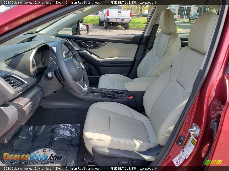 2019 Subaru Impreza 2.0i Limited 4-Door Crimson Red Pearl / Ivory Photo #27