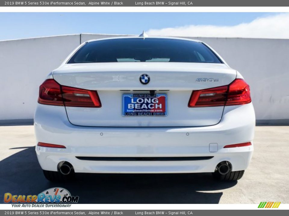 2019 BMW 5 Series 530e iPerformance Sedan Alpine White / Black Photo #3