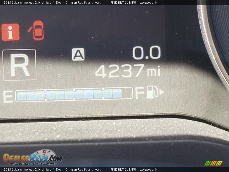 2019 Subaru Impreza 2.0i Limited 4-Door Crimson Red Pearl / Ivory Photo #30