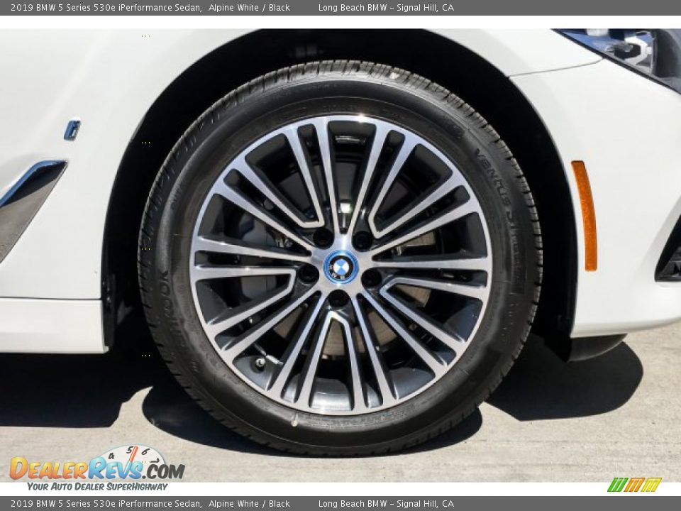 2019 BMW 5 Series 530e iPerformance Sedan Alpine White / Black Photo #9