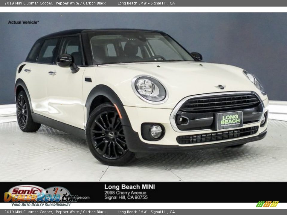 2019 Mini Clubman Cooper Pepper White / Carbon Black Photo #1