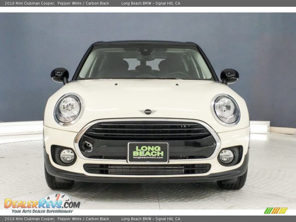 2019 Mini Clubman Cooper Pepper White / Carbon Black Photo #2