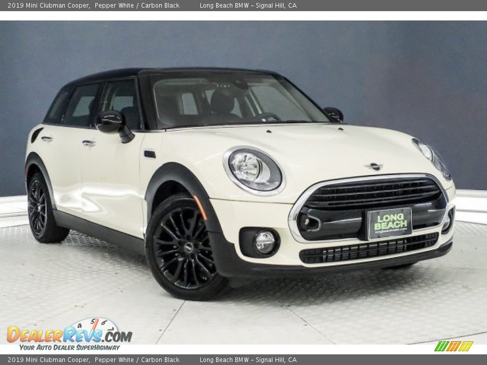2019 Mini Clubman Cooper Pepper White / Carbon Black Photo #14