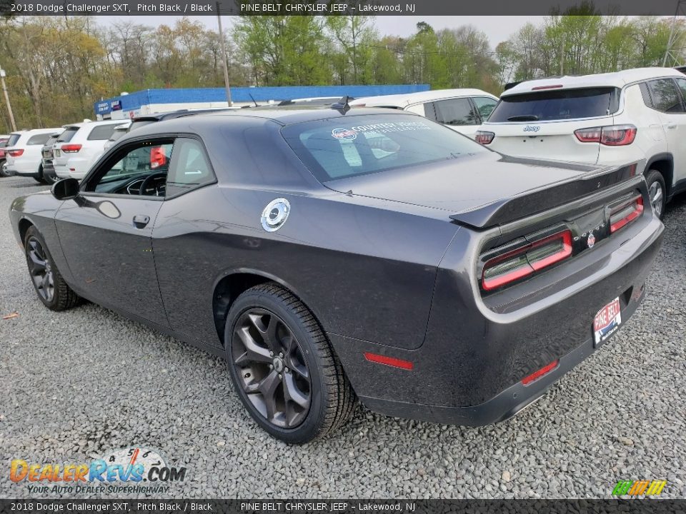 2018 Dodge Challenger SXT Pitch Black / Black Photo #2
