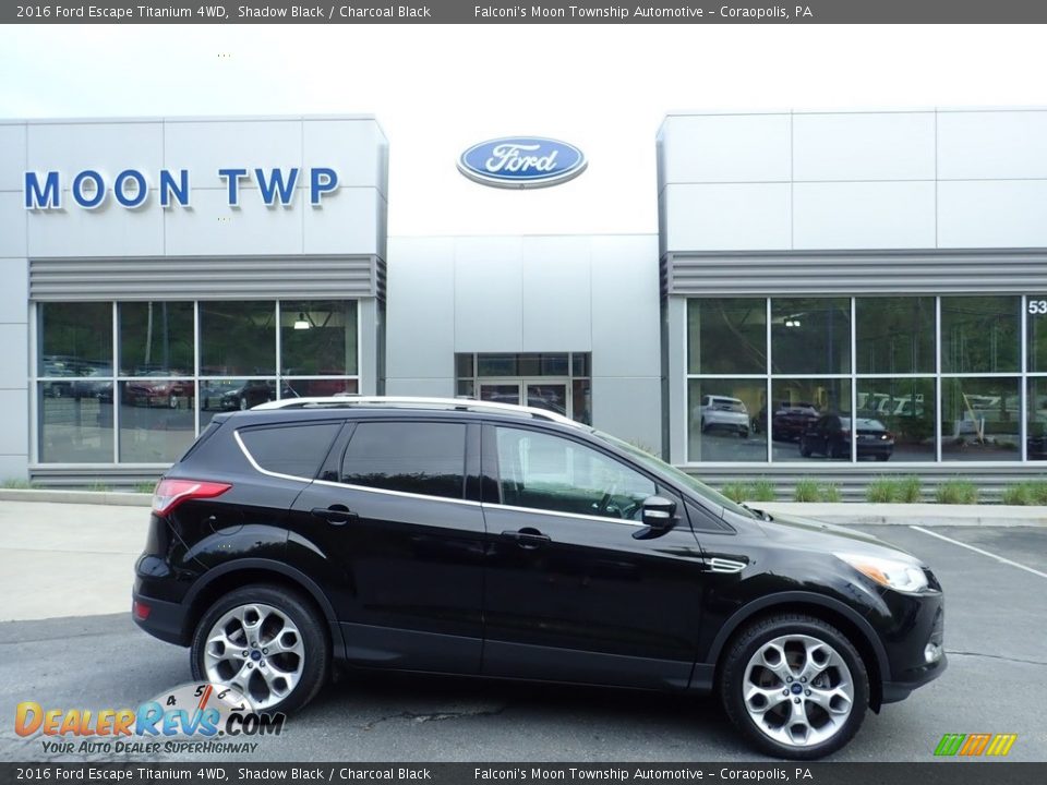 2016 Ford Escape Titanium 4WD Shadow Black / Charcoal Black Photo #1