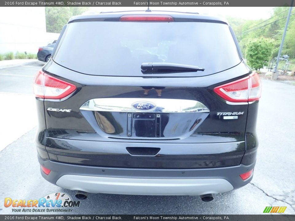 2016 Ford Escape Titanium 4WD Shadow Black / Charcoal Black Photo #3