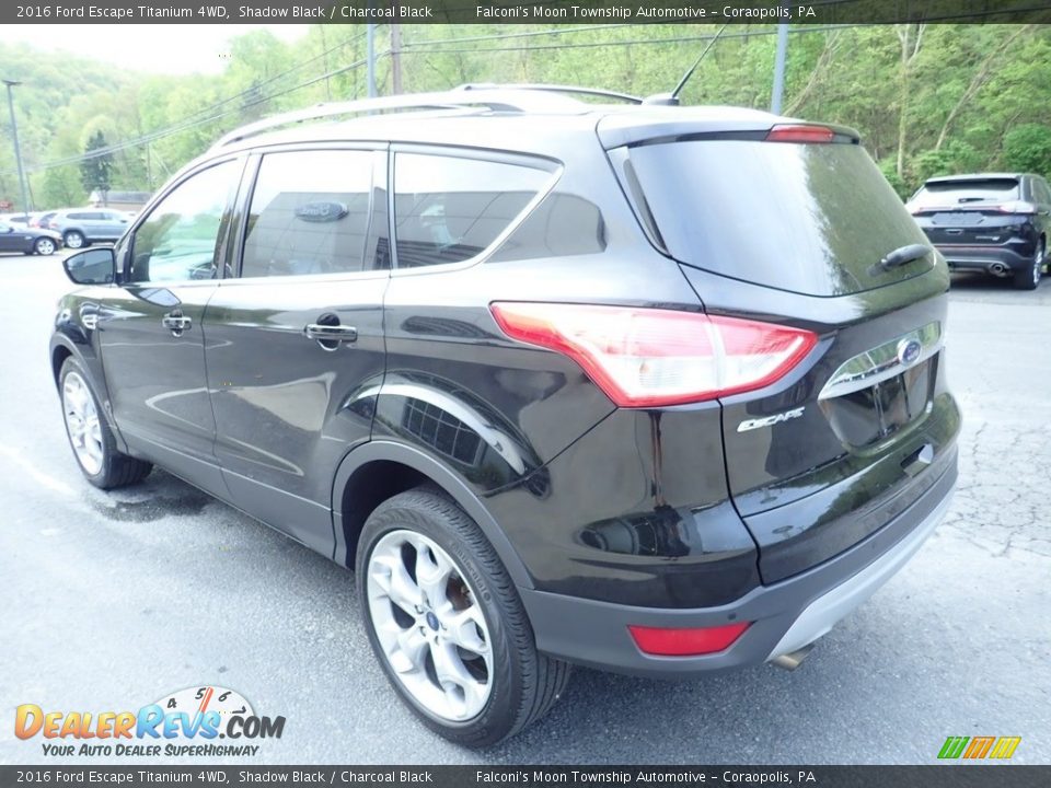 2016 Ford Escape Titanium 4WD Shadow Black / Charcoal Black Photo #5