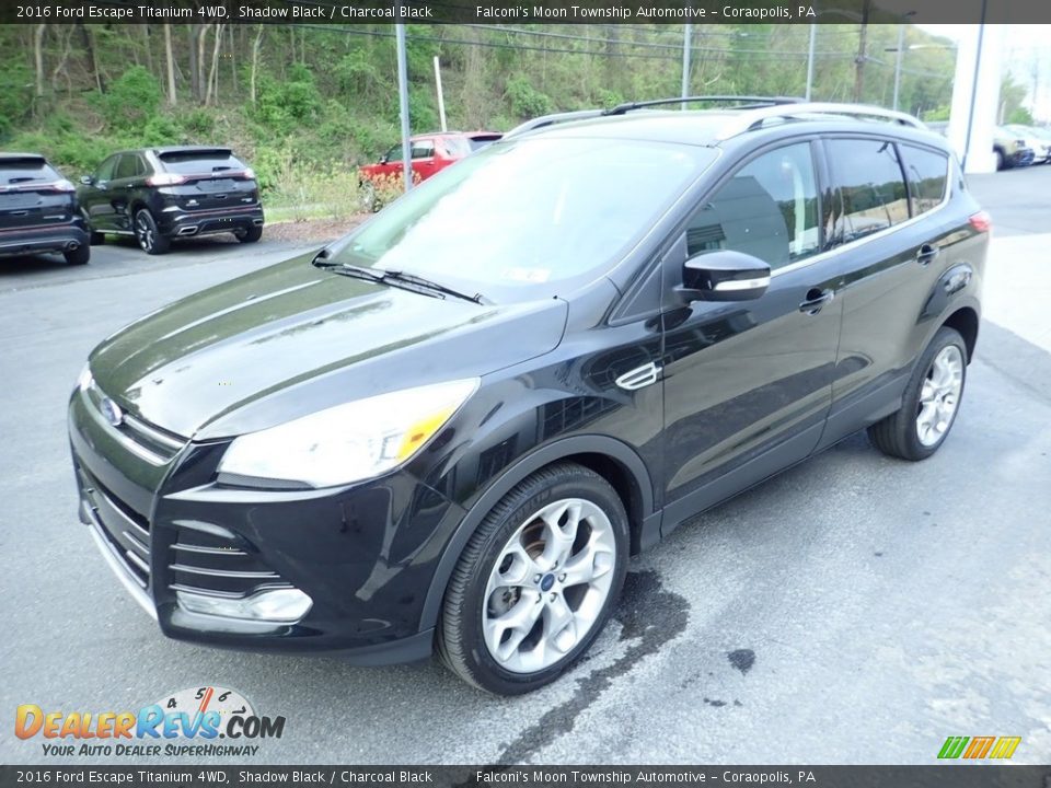 2016 Ford Escape Titanium 4WD Shadow Black / Charcoal Black Photo #7