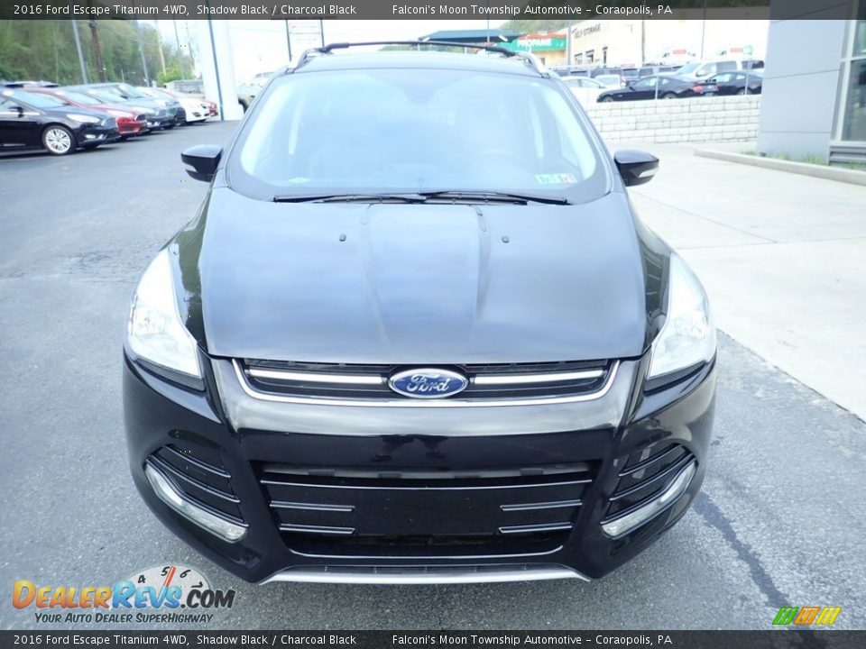 2016 Ford Escape Titanium 4WD Shadow Black / Charcoal Black Photo #8
