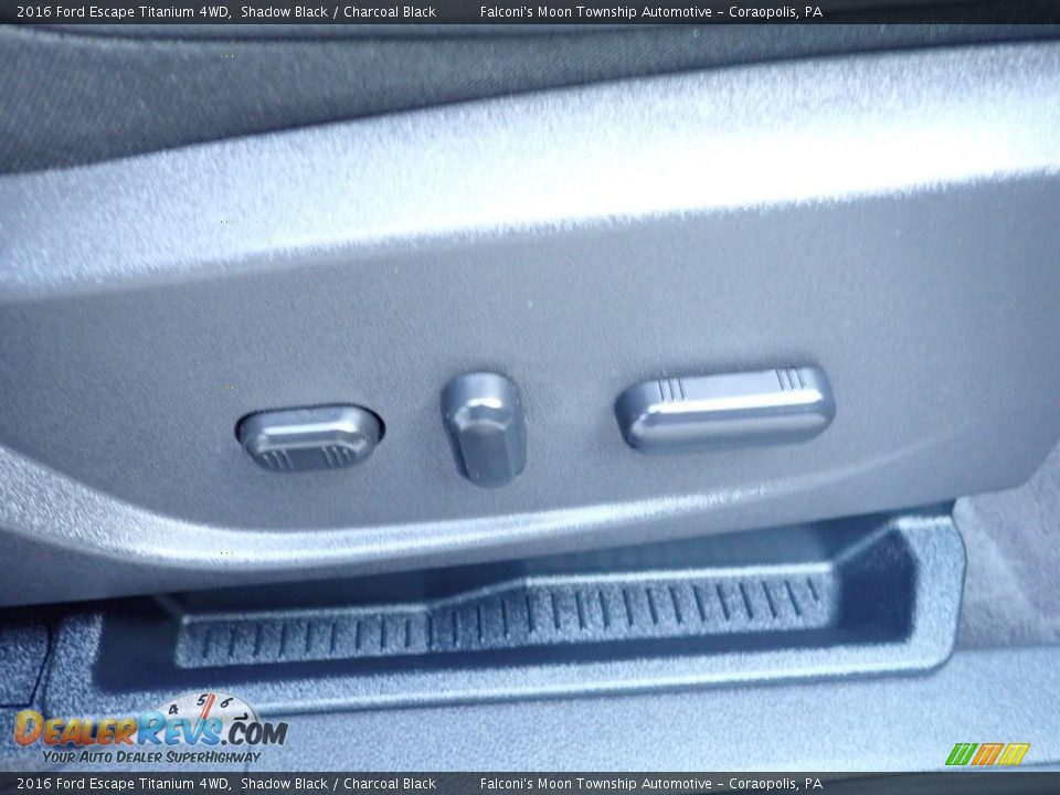 2016 Ford Escape Titanium 4WD Shadow Black / Charcoal Black Photo #13