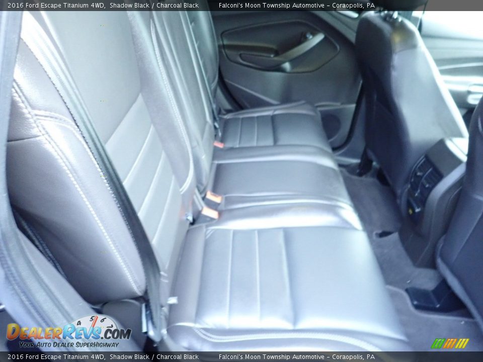 2016 Ford Escape Titanium 4WD Shadow Black / Charcoal Black Photo #15