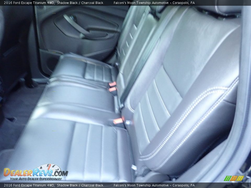 2016 Ford Escape Titanium 4WD Shadow Black / Charcoal Black Photo #17