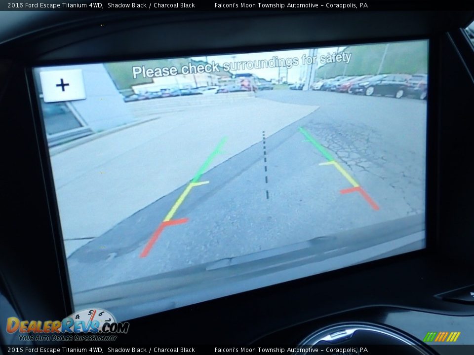 2016 Ford Escape Titanium 4WD Shadow Black / Charcoal Black Photo #25