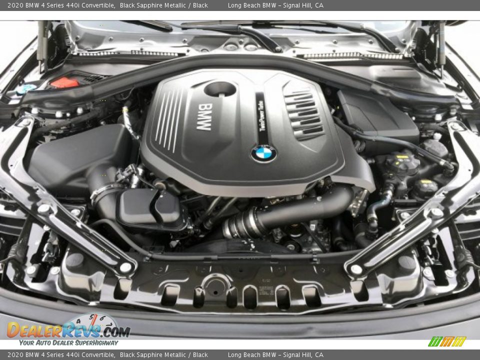2020 BMW 4 Series 440i Convertible 3.0 Liter DI TwinPower Turbocharged DOHC 24-Valve Inline 6 Cylinder Engine Photo #9