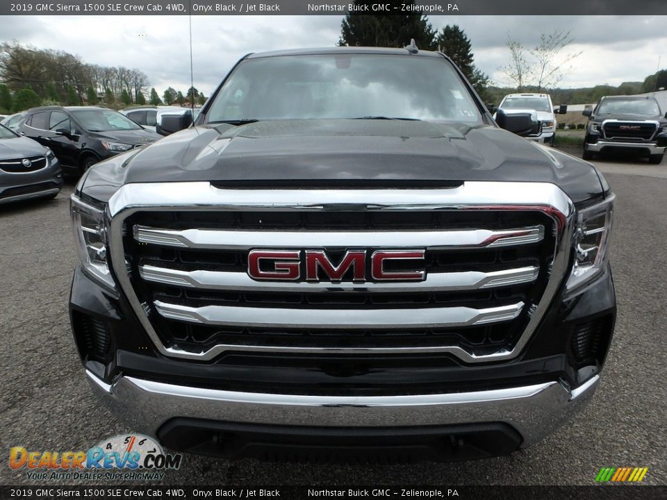2019 GMC Sierra 1500 SLE Crew Cab 4WD Onyx Black / Jet Black Photo #2