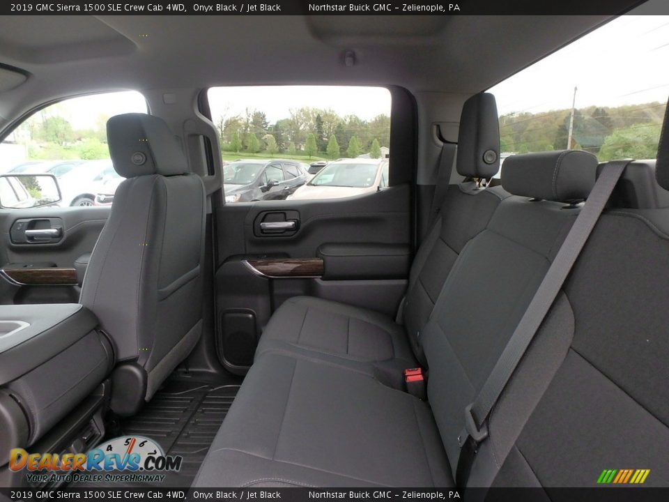 Rear Seat of 2019 GMC Sierra 1500 SLE Crew Cab 4WD Photo #11