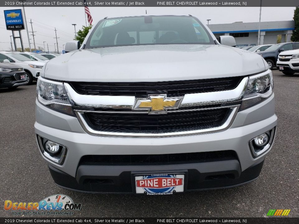 2019 Chevrolet Colorado LT Extended Cab 4x4 Silver Ice Metallic / Jet Black Photo #2