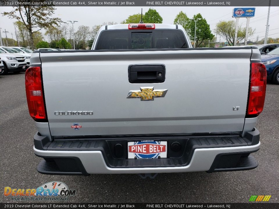 2019 Chevrolet Colorado LT Extended Cab 4x4 Silver Ice Metallic / Jet Black Photo #5