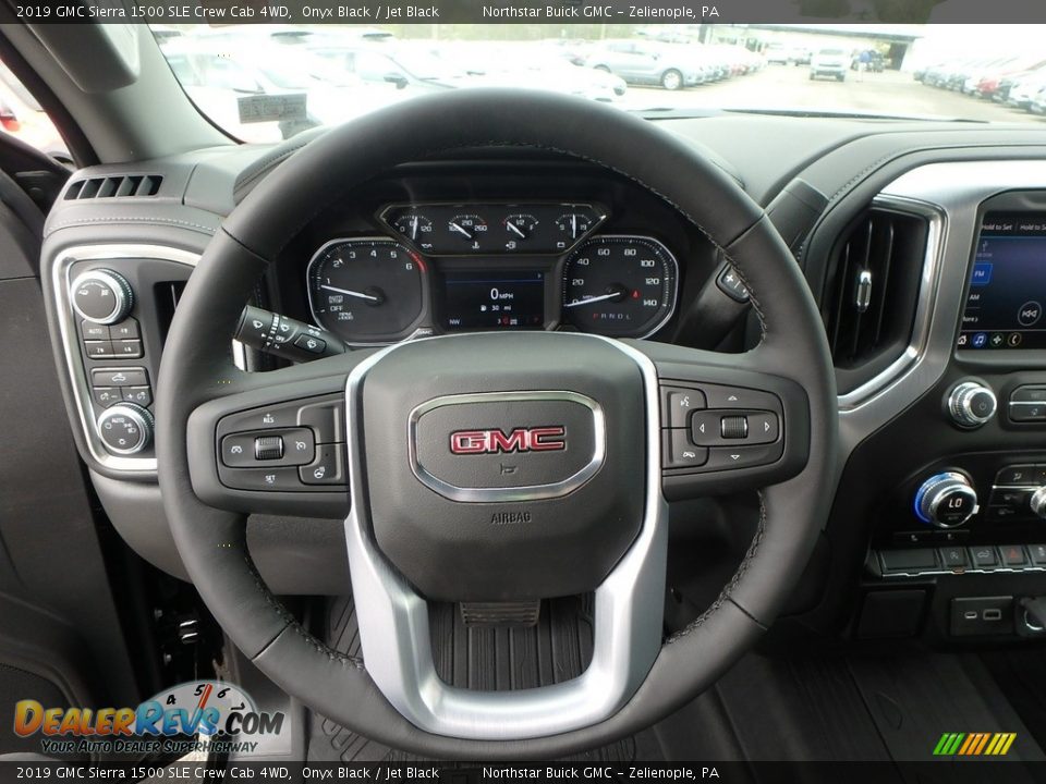 2019 GMC Sierra 1500 SLE Crew Cab 4WD Steering Wheel Photo #17