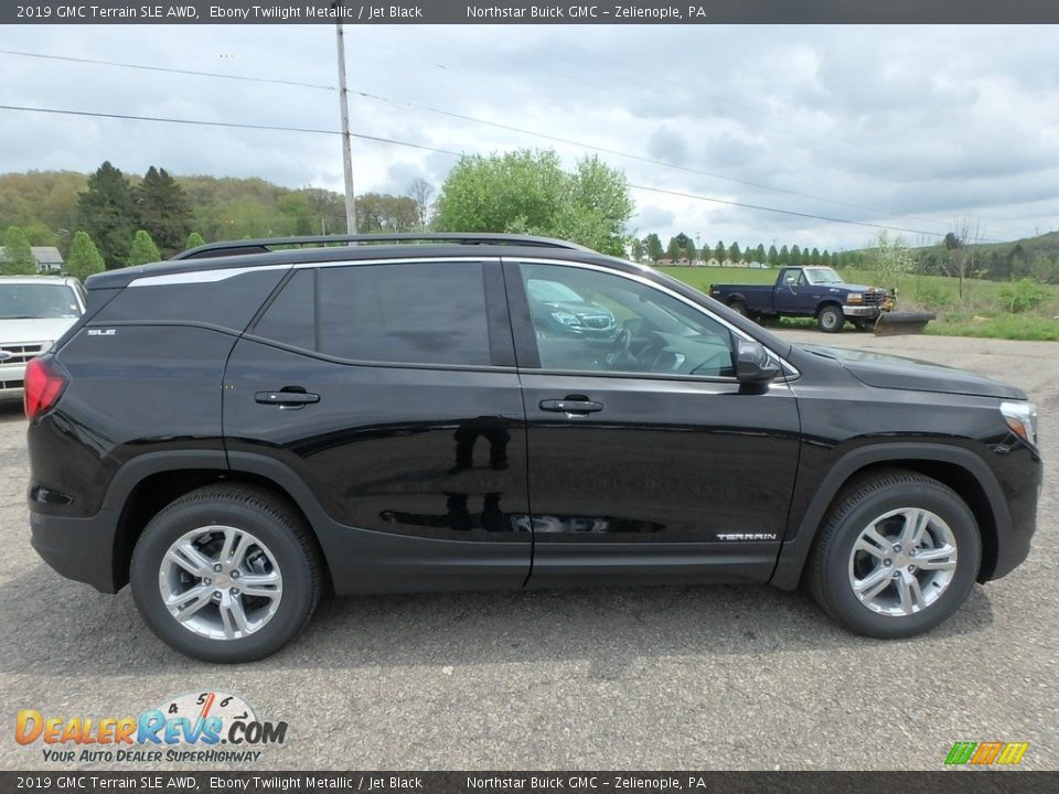 2019 GMC Terrain SLE AWD Ebony Twilight Metallic / Jet Black Photo #4