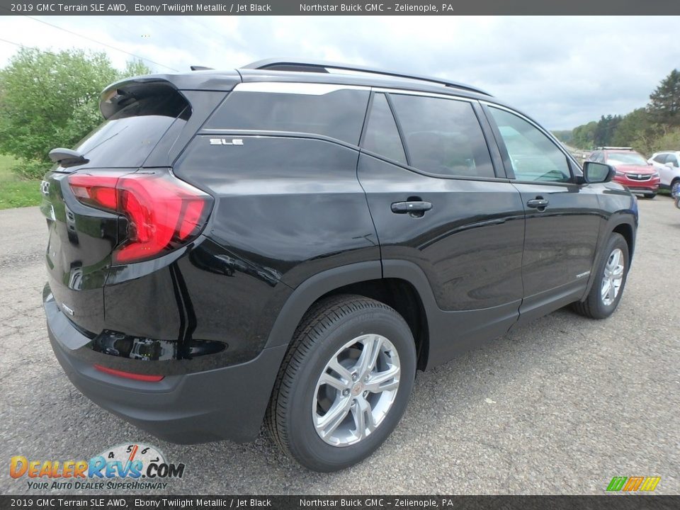 2019 GMC Terrain SLE AWD Ebony Twilight Metallic / Jet Black Photo #5