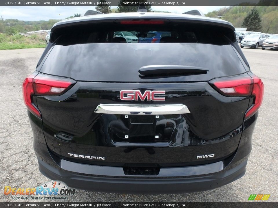 2019 GMC Terrain SLE AWD Ebony Twilight Metallic / Jet Black Photo #6