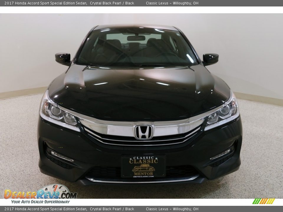 2017 Honda Accord Sport Special Edition Sedan Crystal Black Pearl / Black Photo #2