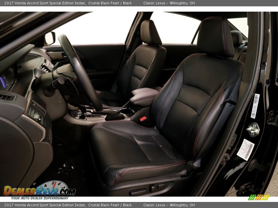 2017 Honda Accord Sport Special Edition Sedan Crystal Black Pearl / Black Photo #5