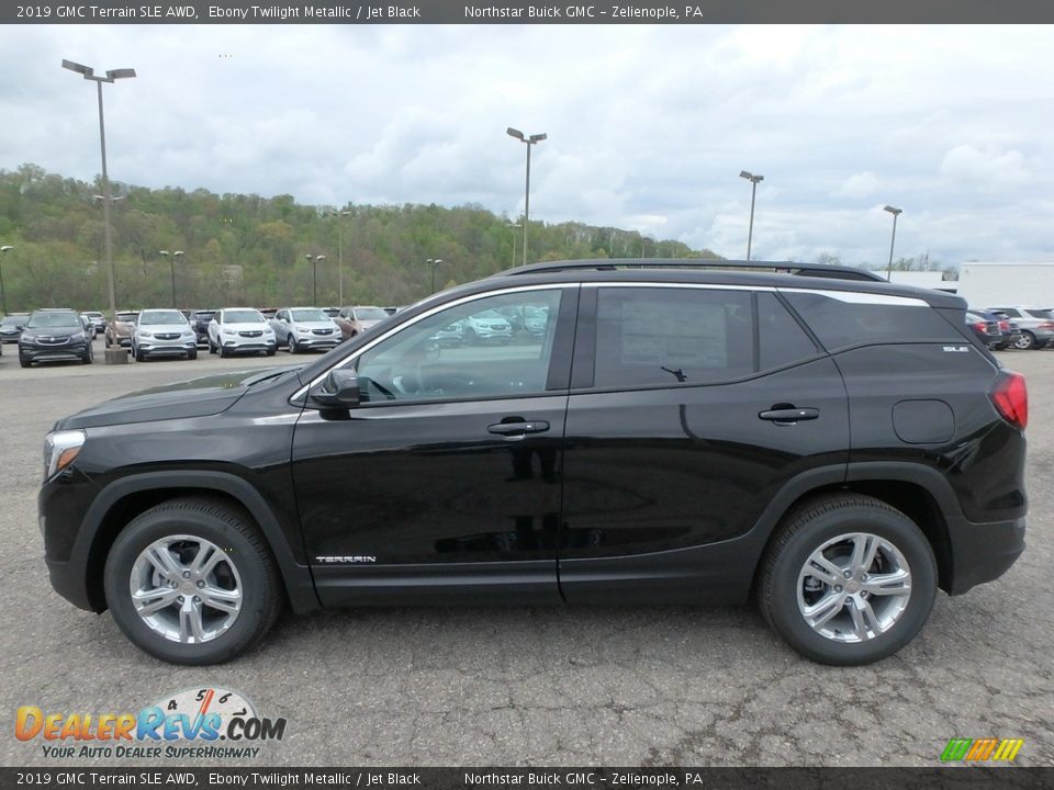 2019 GMC Terrain SLE AWD Ebony Twilight Metallic / Jet Black Photo #9