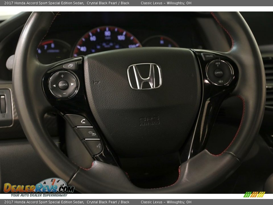 2017 Honda Accord Sport Special Edition Sedan Crystal Black Pearl / Black Photo #8